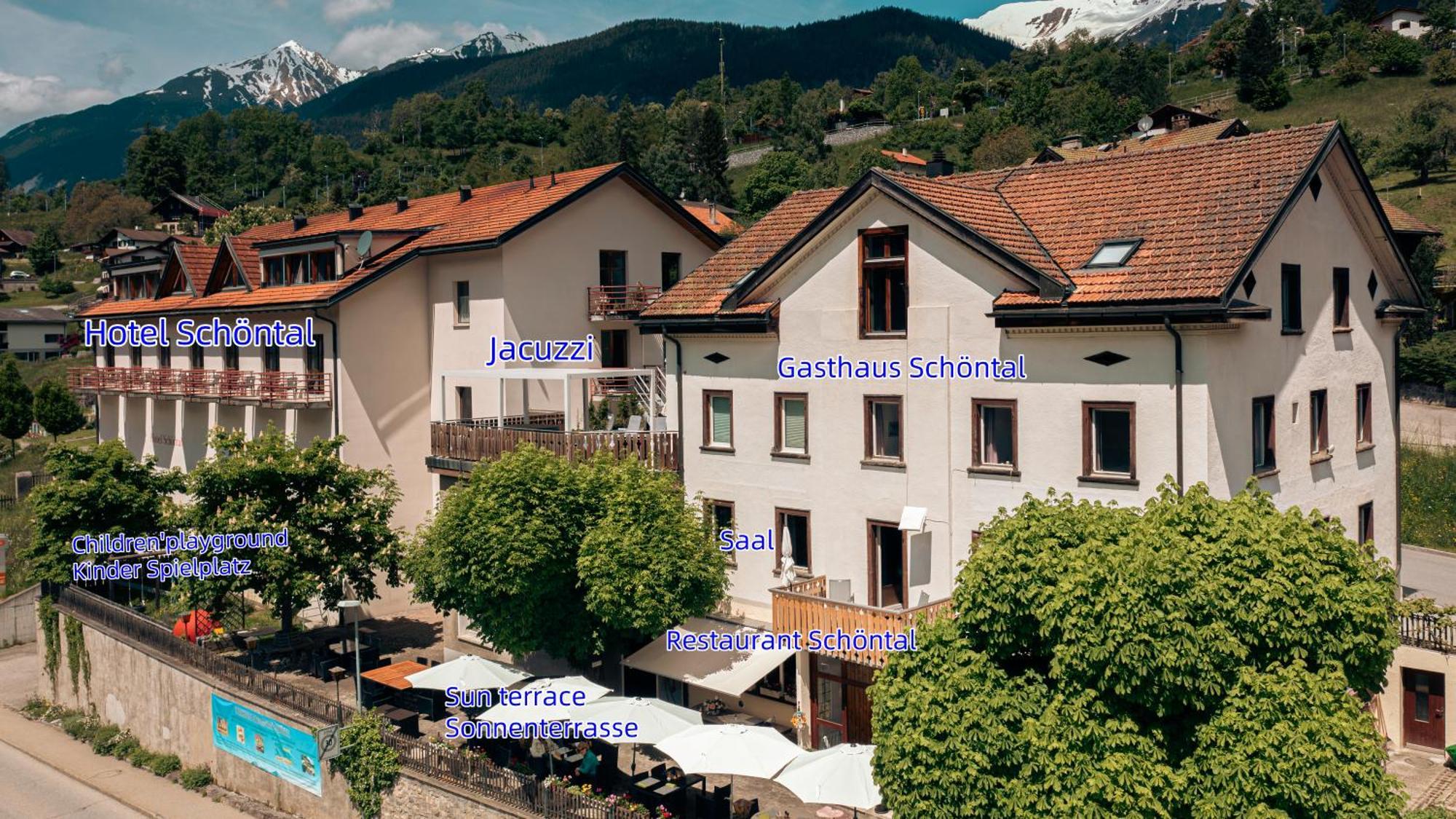 Hotel Schoental Filisur Zewnętrze zdjęcie